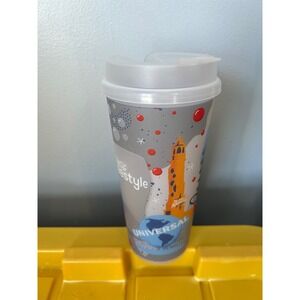 Universal Studios CocaCola Freestyle Tumblr Reusable Cup Lid Theme Park Souvenir